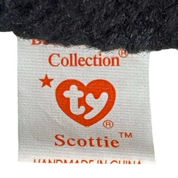 Ty Beanie Baby RARE Retired Scottie The Dog 15 June 1996 Style 4102 MWMT's - Picture 7 of 7